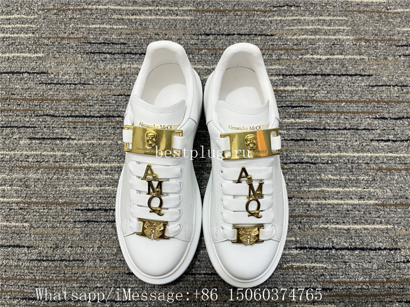 Alexander McQueen Sneaker White Gold