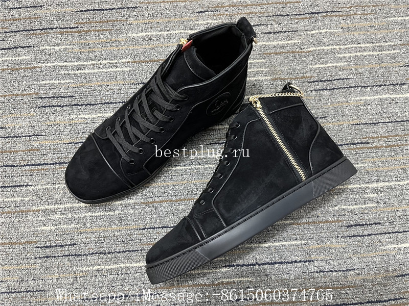 Christian Louboutin High Top Sneaker Black