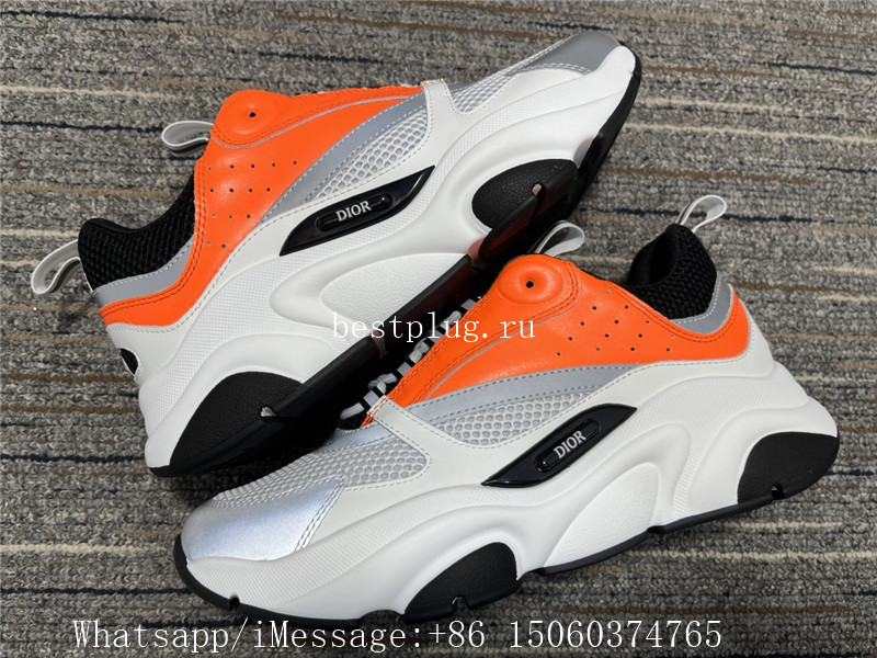 Christian Dior B22 Sneaker White Orange Black