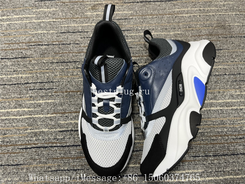 Christian Dior B22 Sneaker White Black Blue