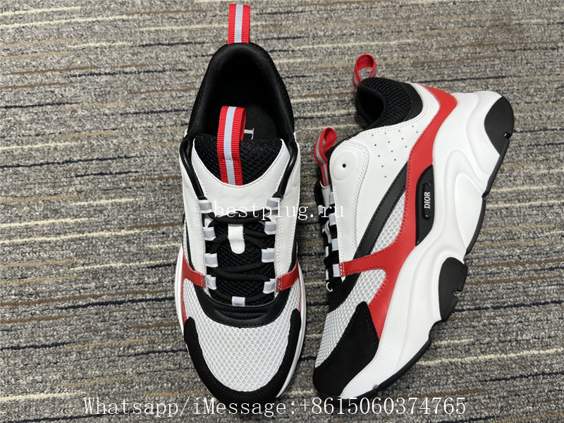 Christian Dior B22 Sneaker White Black Red