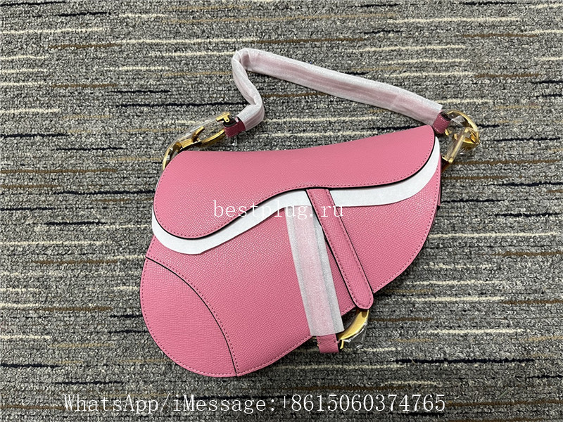 Chrisitan Dior Saddle Bag Pink