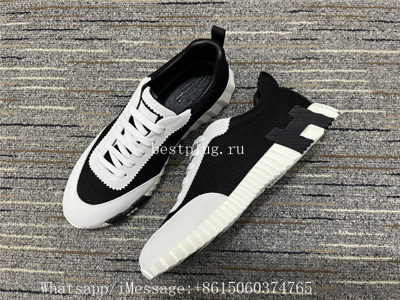 Hermes Sneaker Black White