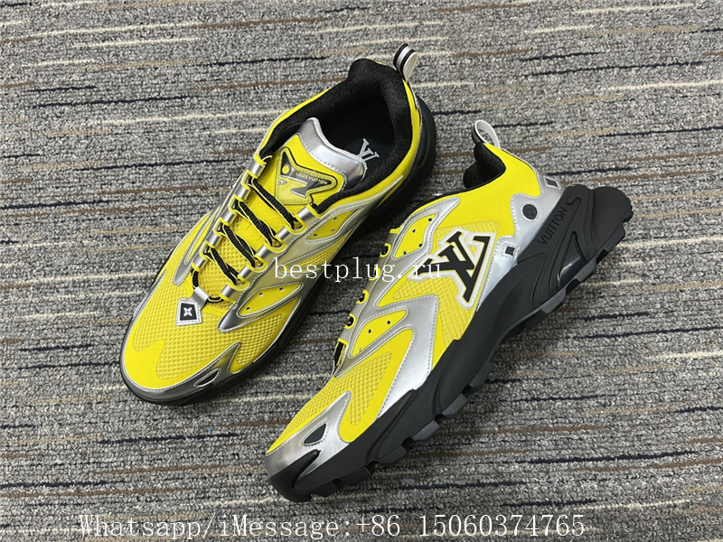 Louis Vuitton Runner Black Yellow Silver