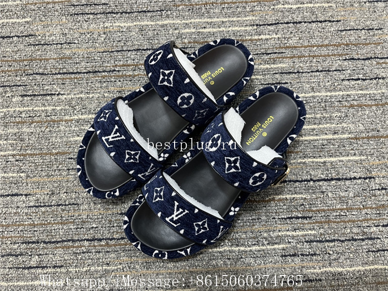 Louis Vuitton Sandals Blue