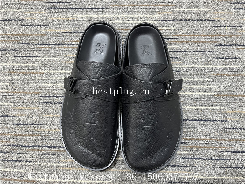 Louis Vuitton Sandals Slipper Black