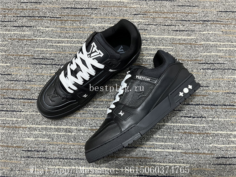 Louis Vuitton Trainer Sneaker Black