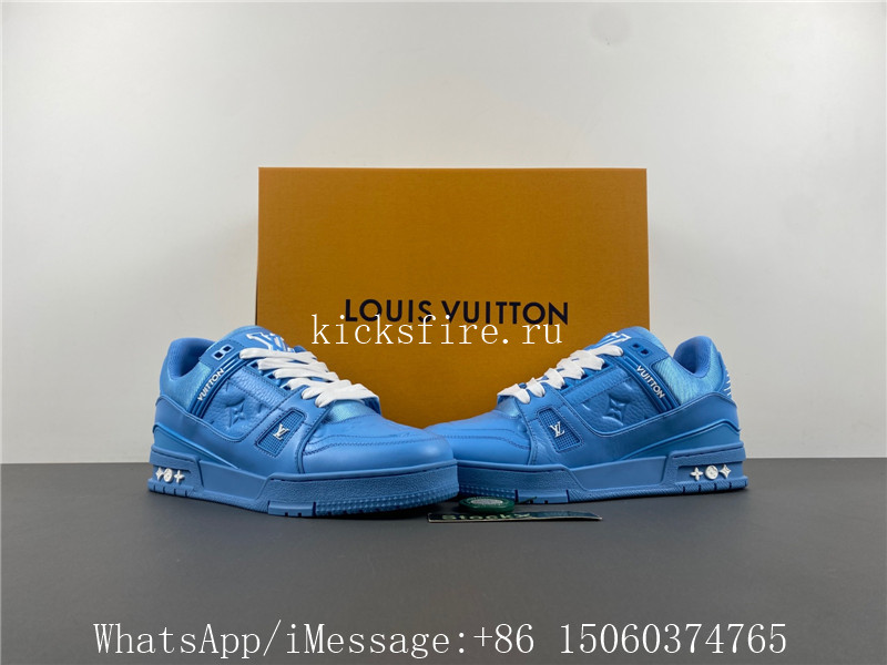 Louis Vuitton Trainer Sneaker Blue