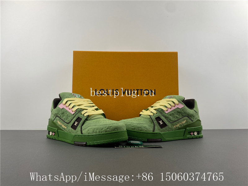 Louis Vuitton Trainer Sneaker Green