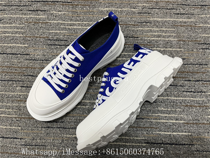 Alexander McQueen Shoes Blue White