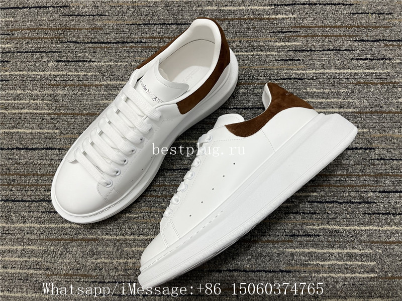 Alexander McQueen Shoes White Brown