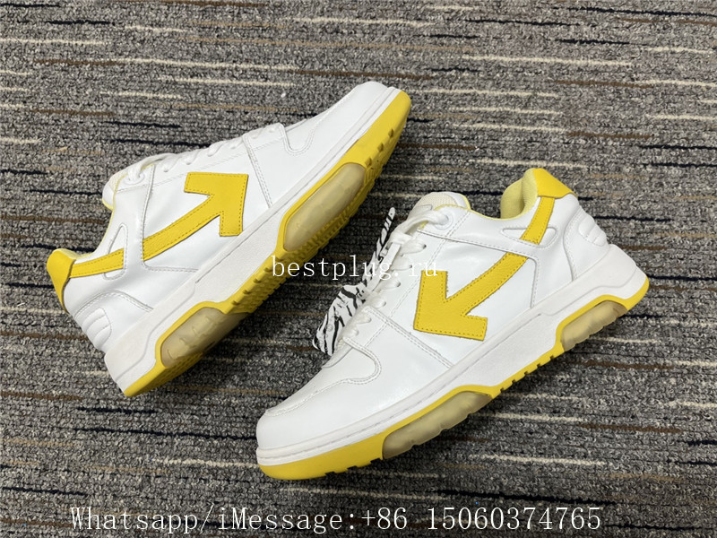 Off White Sneaker White Yellow