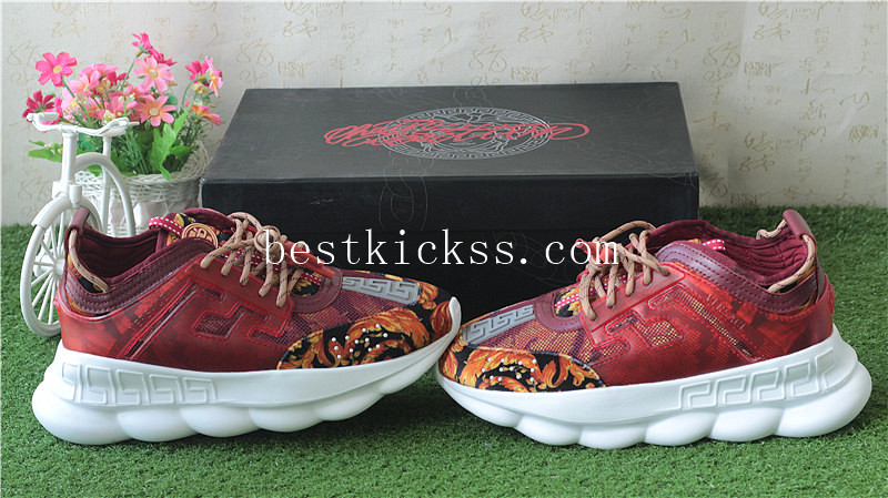 2Chainz Versace Chain Reaction Shoes Red Wine