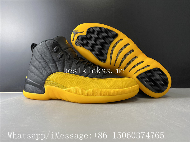 Air Jordan 12 Retro Black University Gold