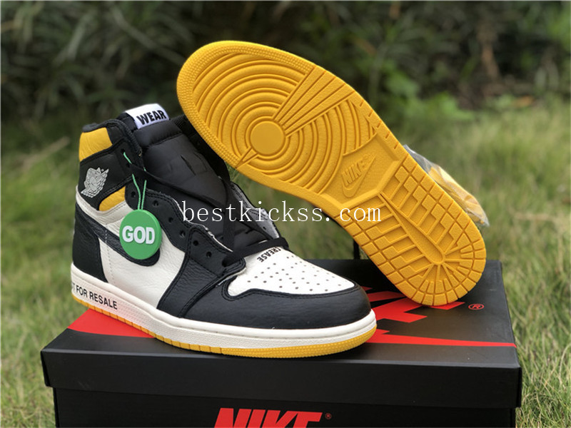 Air Jordan 1 Not For Resale Yellow