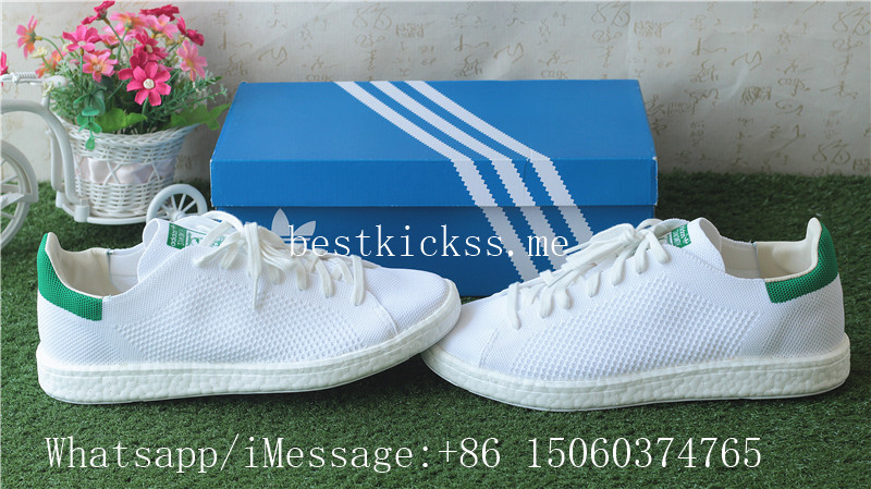 Adidas Stan Smith Real Boost Primeknit White