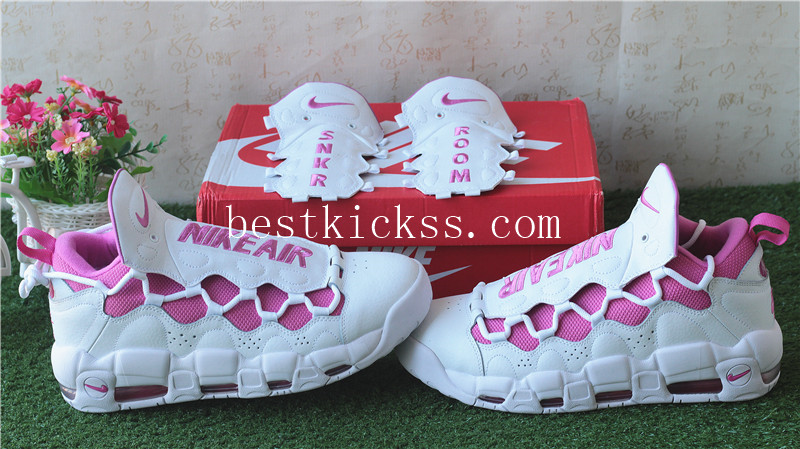 Nike Air More Money QS White Pink