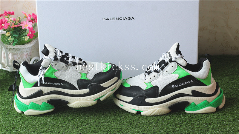 Balenciaga Triple S Mr.Porter Neon Green