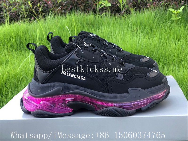 Balenciaga TripleS Clear Sole Black Sneaker