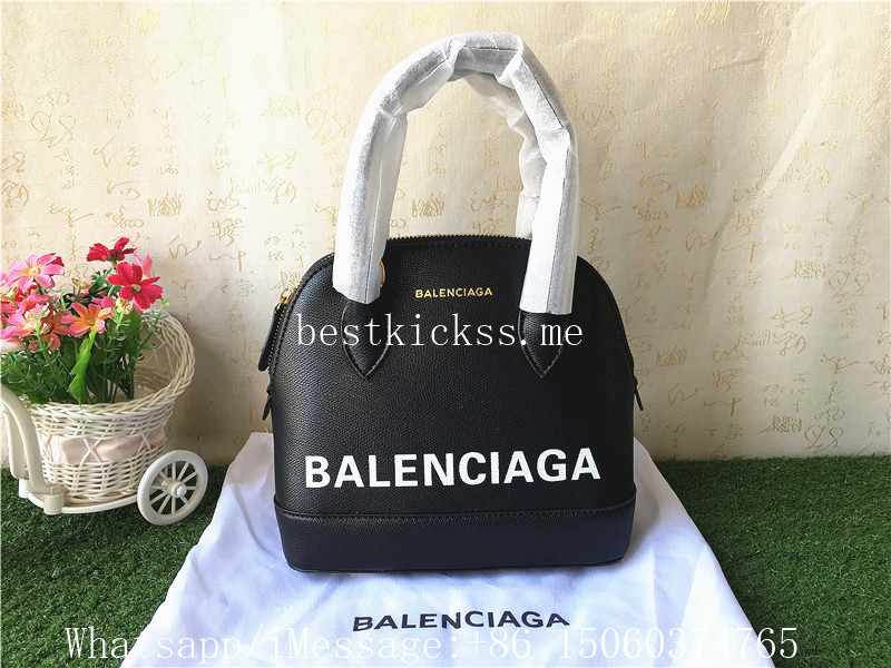 Balenciaga Ville Top Handles Black Handbag