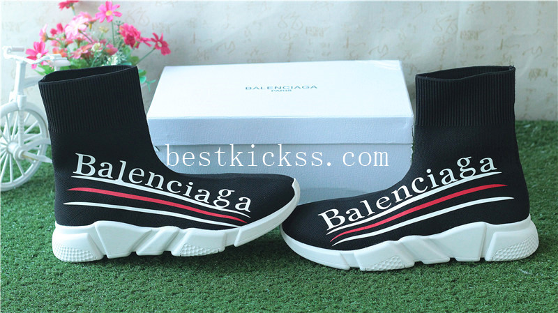 Balenciaga High Coca Cola Speed Trainer Sock Oreo