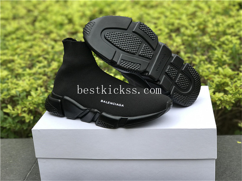 Balenciaga Speed Sock Race Runners All Black