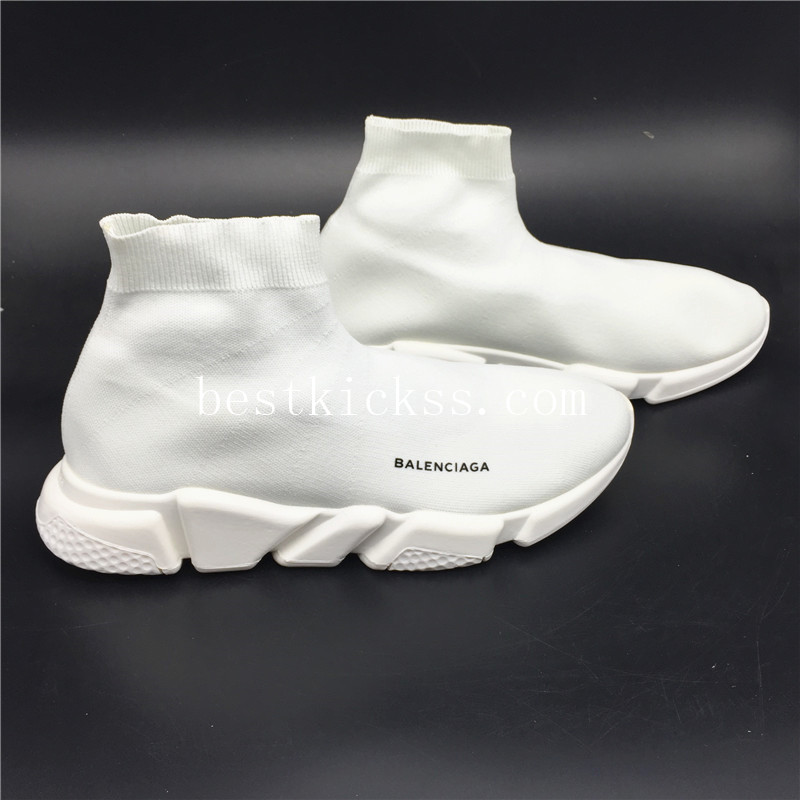 Balenciaga Speed Sock Race Runners White