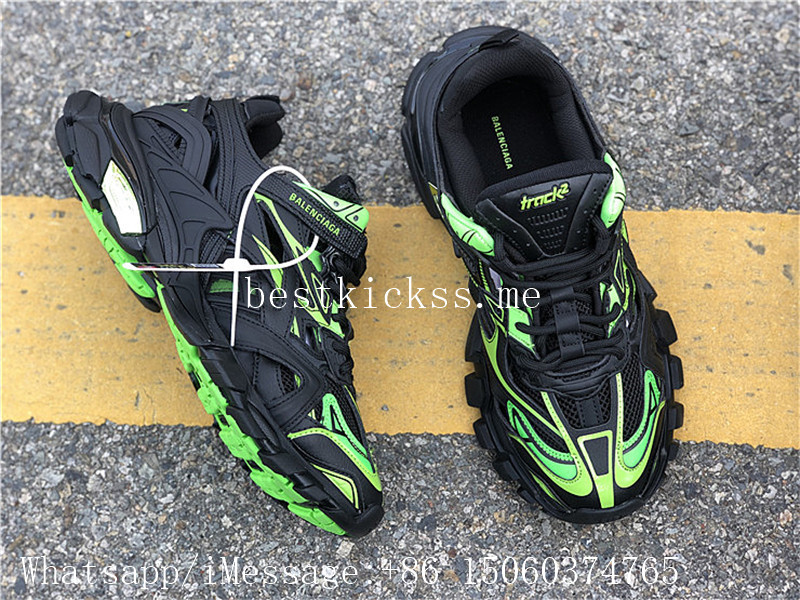 Balenciaga Track 2 Trainer Black Green