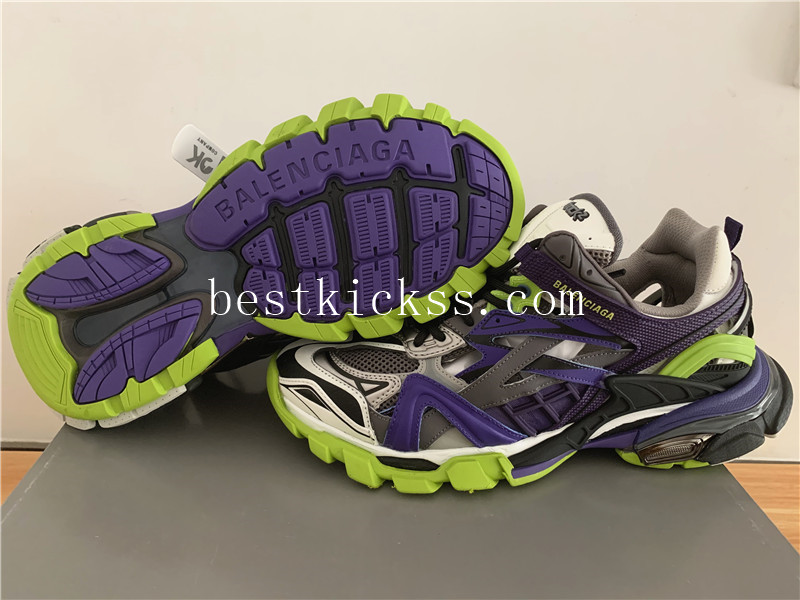 Balenciaga Track 4.0 Black Grey Green Purple