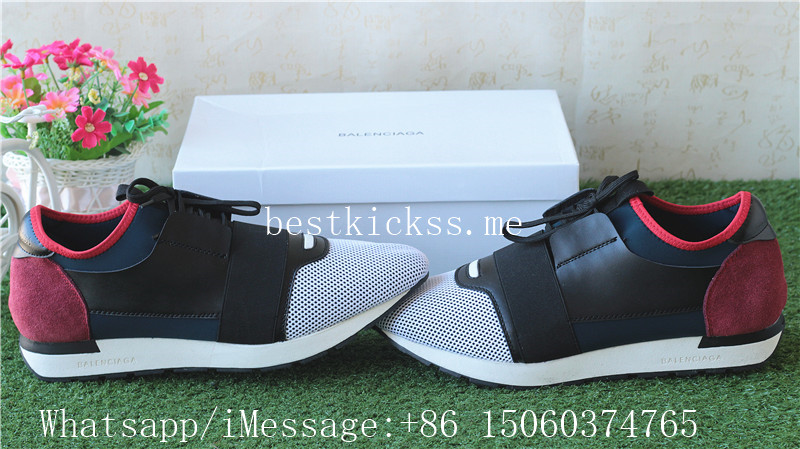 Balenciaga Race Runner Sneaker White Black