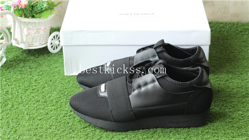 Balenciaga Race Runner Trainers All Black