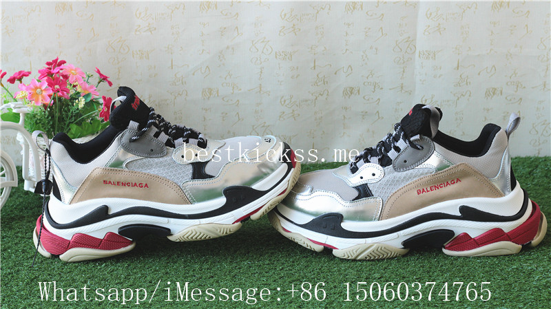 Balenciaga Triple S Sneaker Trainer Sliver Grey