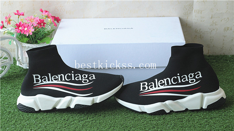 Balenciaga Coca Cola Speed Trainer Sock Oreo