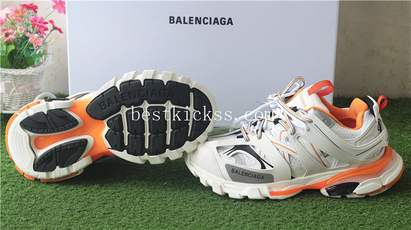 Best Version Balenciaga Track 3.0 Orange White Sneaker