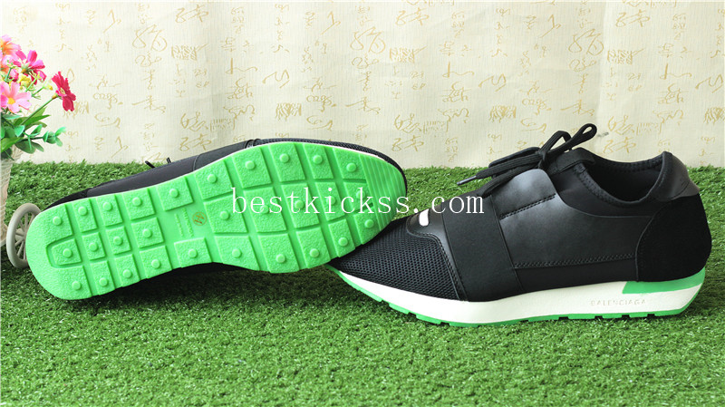 Balenciaga Race Runners Sneaker Black Green