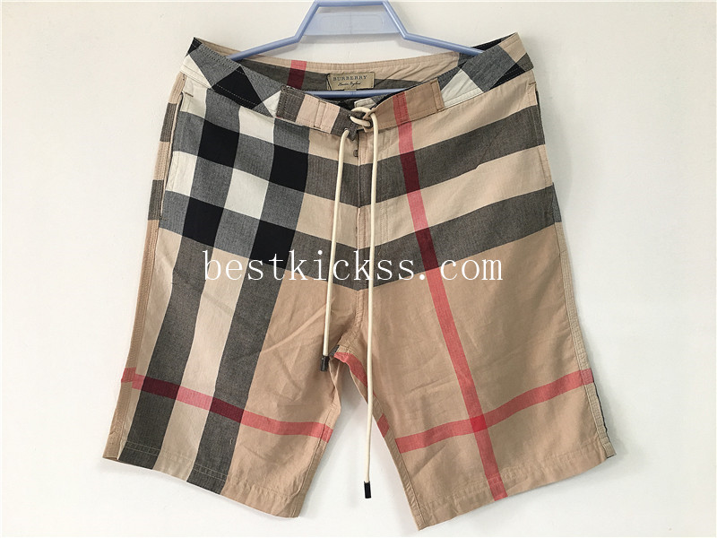 Burberry Sean Cotton Check Shorts