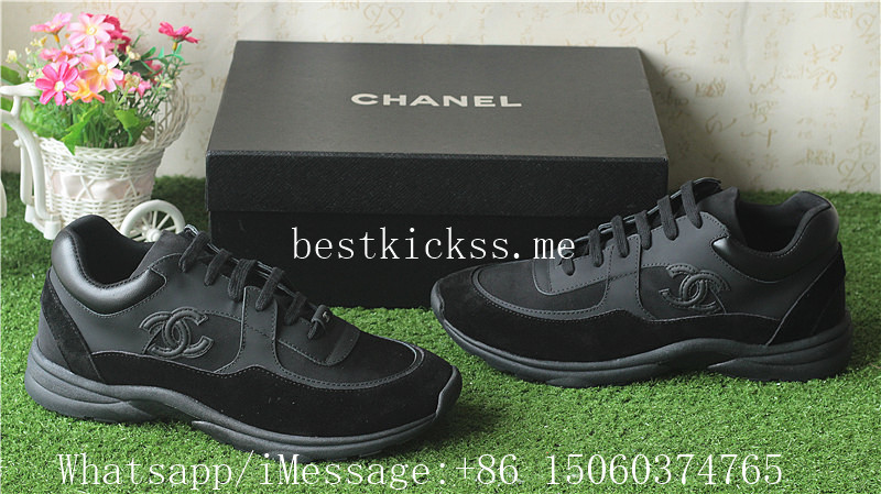 Chanel Sneaker Low Triple Black Suede