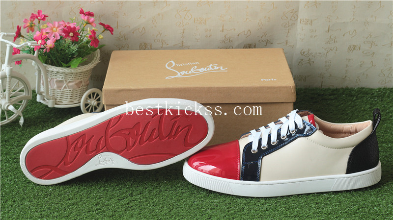 Christian louboutin Low Top Sneaker Red Black