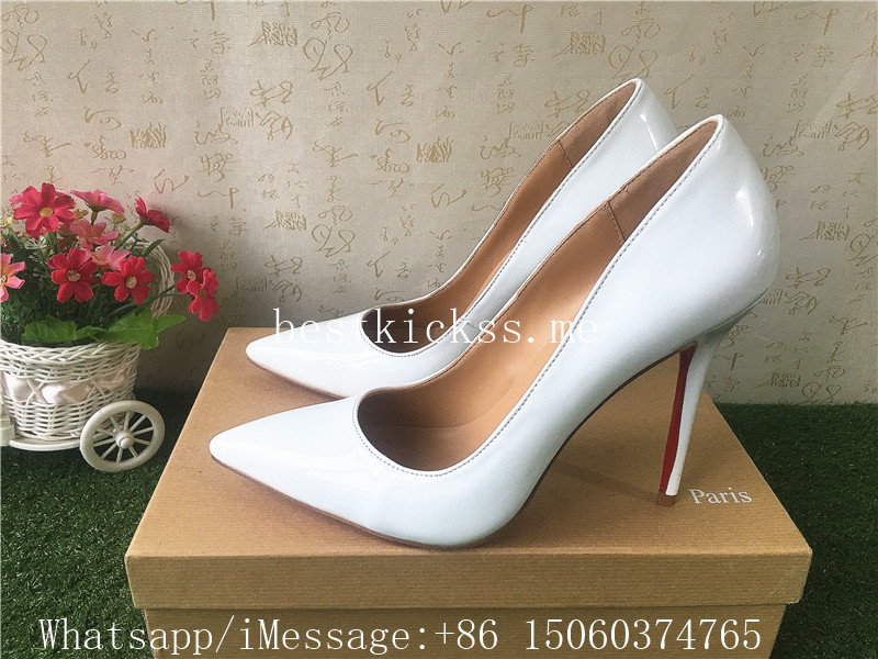 Christian Louboutin White Heels 12cm