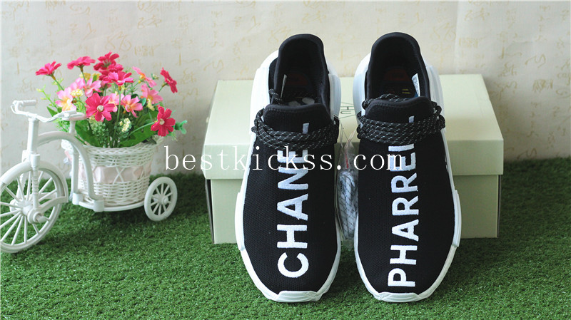 Chanel x Pharrell Adidas NMD Human Race Black Real Boost