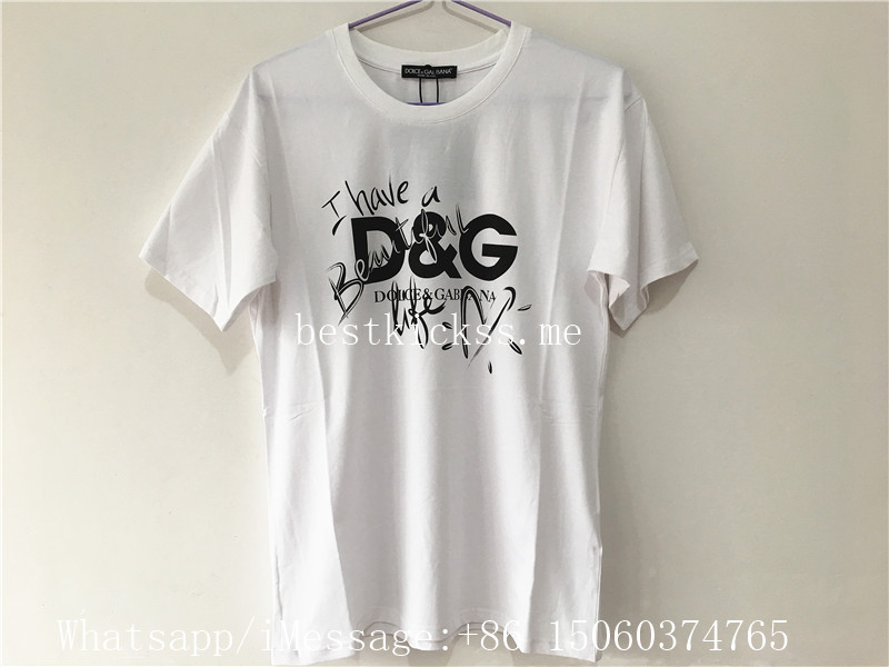 Dolce & Gabbana Printed T-Shirt White