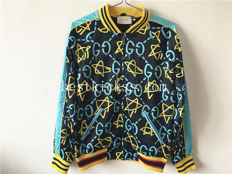 Gucci Jacket Blue Yellow Star