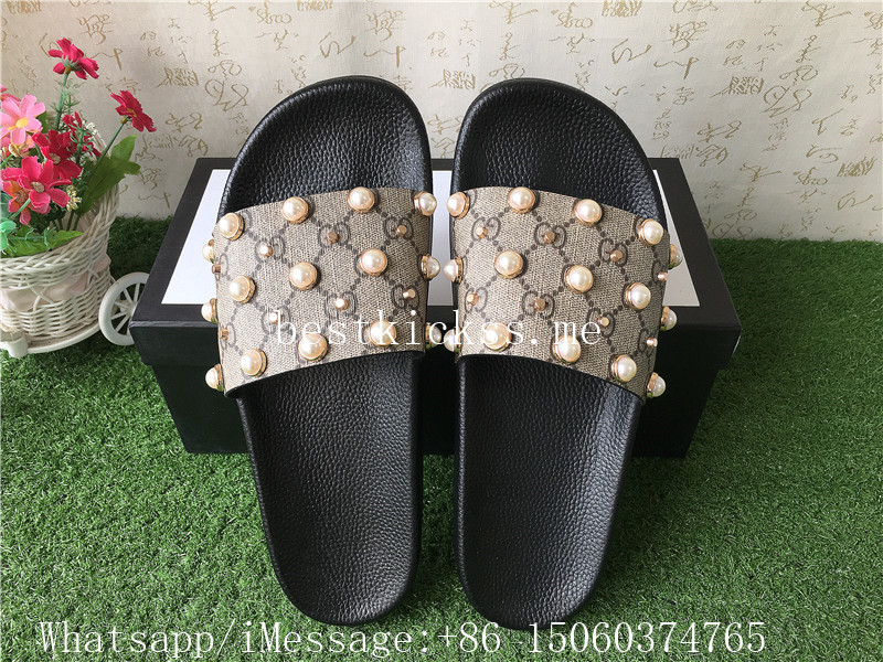 Gucci Slipper GG Pearl Sandals