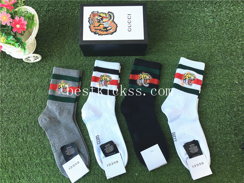 Gucci Socks Tiger 4 Pieces a Pack