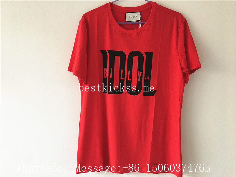 Gucci Billy IdoI Print T-Shirt Red