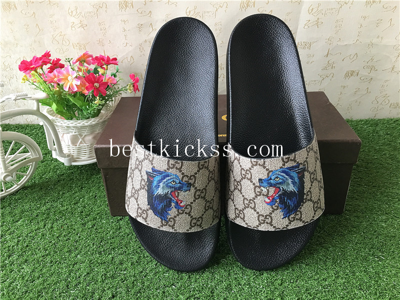 Gucci Wolf Slipper