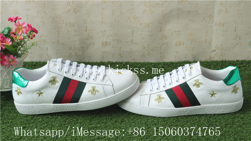 Gucci Ace Embroidered Sneaker Bee Star