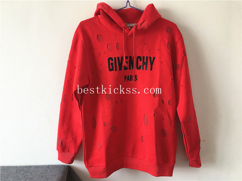 Givenchy Red Hoodie