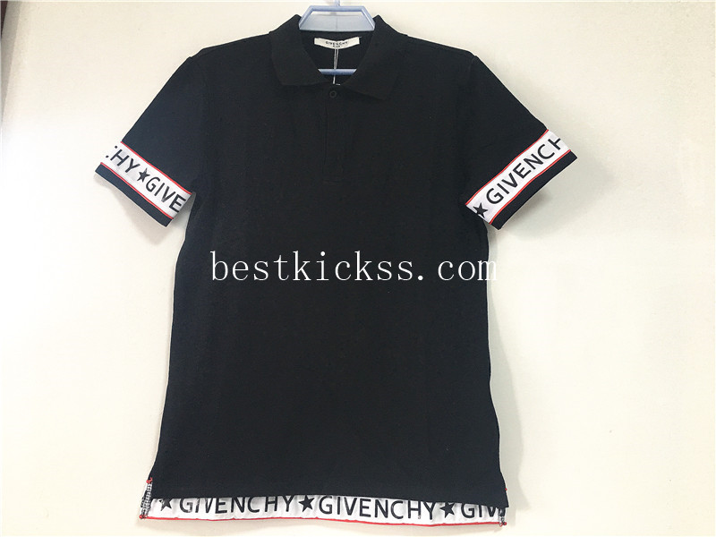 Givenchy Floral Collar Shirt Black