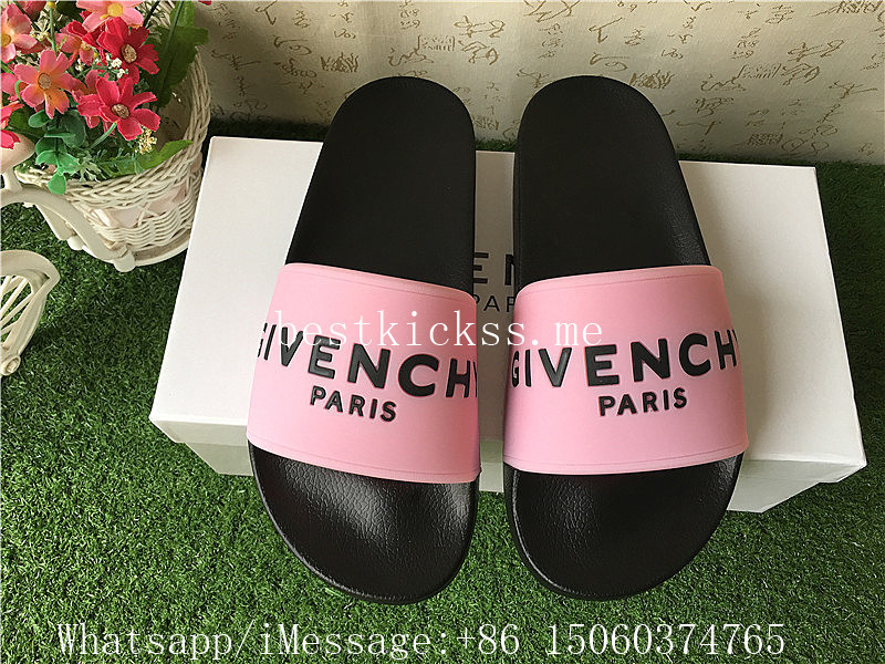 Givenchy Slipper Black Light Pink